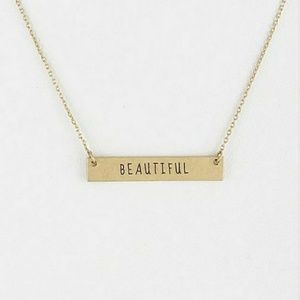 ⬇💥SALE!💥 Beautiful Written Necklace